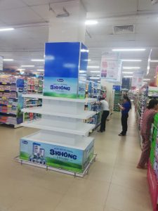 Kệ Ôm Cột Vinamilk - Coopmart Tam Kỳ